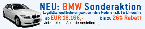 BMW Sonderaktion
