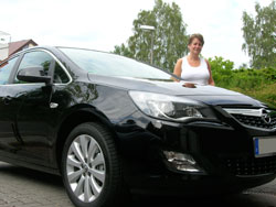 Brigitte Z. aus Melsungen über ihren neuen Opel Astra 