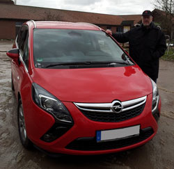 Harald R. aus Bargteheide über seinen neuen Opel Zafira Tourer