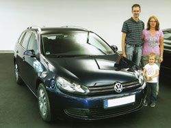 Familie K. aus Hörstel über ihren neuen VW Golf Variant