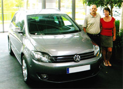 Siegfried T. aus Markranstaedt  über seinen neuen VW Golf Plus Team