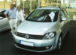 Bernd M. aus Berlin über seinen neuen VW Golf Plus Team
