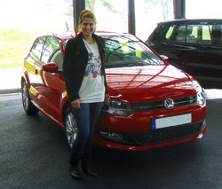 Jessica B. aus Fränkisch-Crumbach  über ihren neuen VW Polo Team