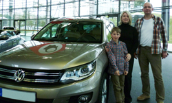 Familie C. aus Brandenburg Havel über ihren neuen VW Tiguan