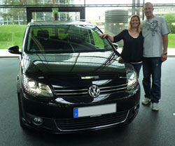 Georg W. aus Regenstauf  über seinen neuen VW Touran