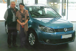 Marianne und Jesef K. aus Korschenbroich über ihren neuen VW Touran