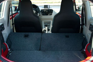 Großes Kofferraumvolumen im VW up!