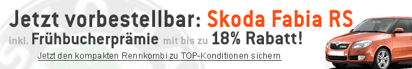 Skoda Fabia RS Preis