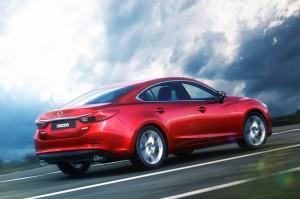 Der neue Mazda 6 2012 hinten - Mittelklasse