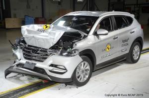 Hyundai Tucson Frontal Full Width test 2015