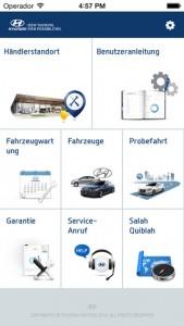 Hyundai Service Guide App 2015 Screenshot