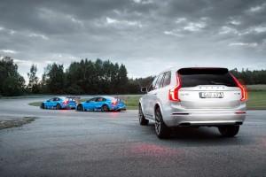 Volvo XC90 2015 Polestar Performance-Optimierung außen hinten Rennstrecke