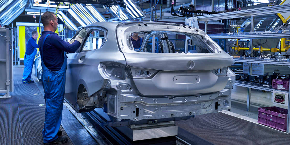 BMW Produktion Werk Stahl