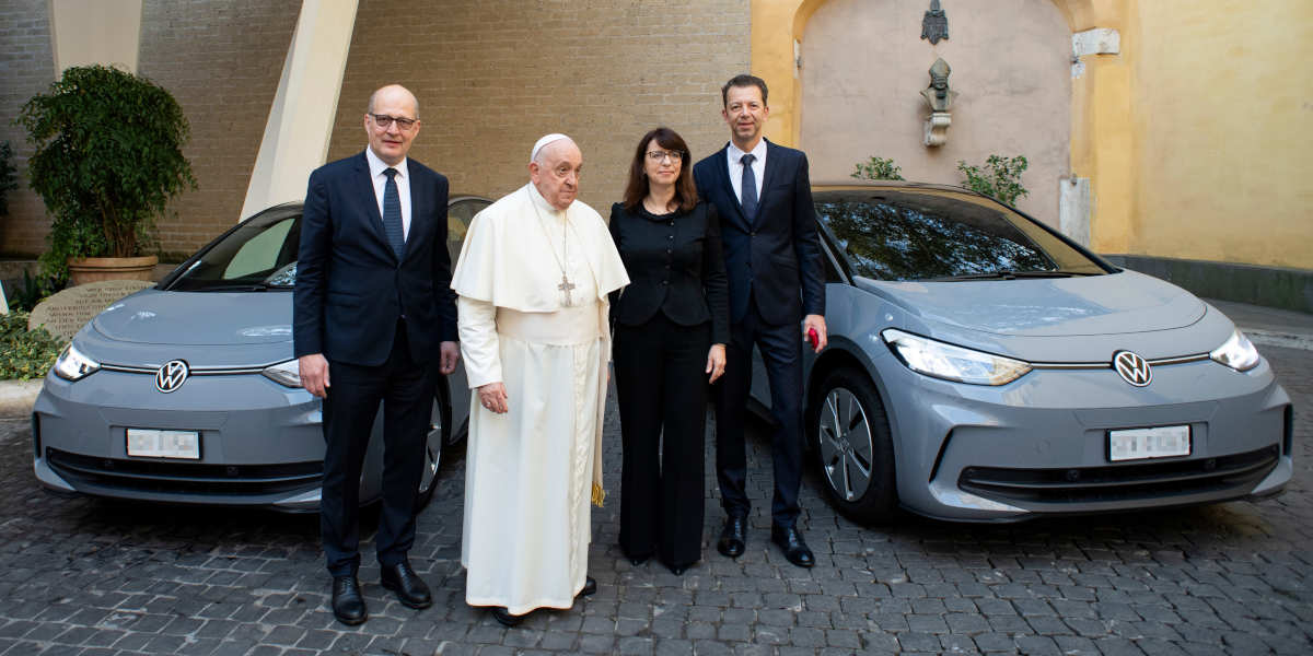 VW ID.3 Papst Elektro Vatikan