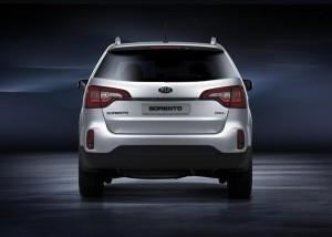 Der neue Kia Sorento mit Facelift 2012 hinten