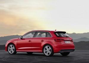 Der neue Audi A3 Sportback 2012 hinten