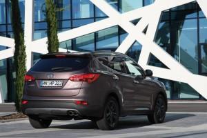 Der neue Hyundai Santa Fe 2012 hinten