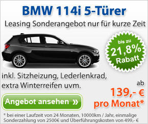 Der neue BMW 1er mit Leasing
