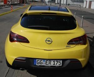Opel Astra GTC hinten