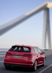 Der neue Audi A3 Sportback 2013 hinten