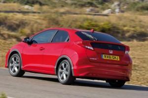 Der neue Honda Civic hinten