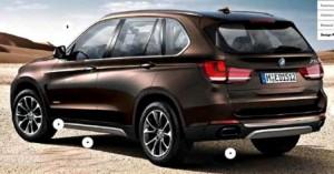 Der neue BMW X5 2013 hinten