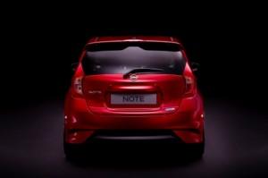 Der neue Nissan Note 2013 hinten