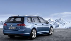 Der neue VW Golf 7 Variant 2013 hinten