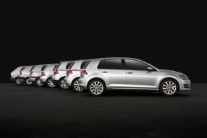 vw golf 1 bis golf 7