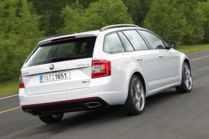 skoda octavia combi rs 2013 hinten