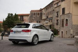 Audi A3 Sportback Test hinten