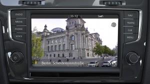 Volkswagen Golf - Car-Net mit Google-Earth™ und Online-Verkehrsinformationen