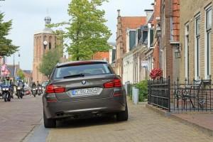 BMW 5er Touring Test hinten