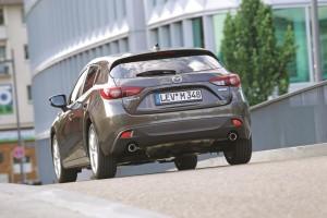 Mazda 3 Test hinten