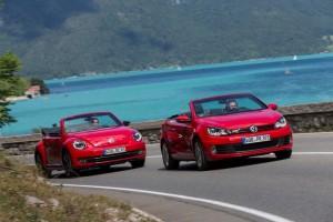 VW Golf Cabrio Beetle Cabrio Test vorne