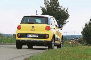 Fiat 500L Trekking Test hinten