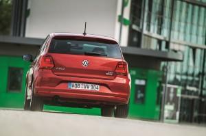 vw polo 2014 test hinten