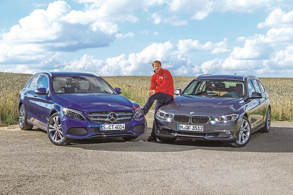 BMW 3er vs.Mercedes C-Klasse im Test: das Mittelklasse-Duell - AUTO BILD