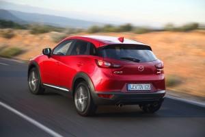 mazda cx-3 2015 hinten dynamisch