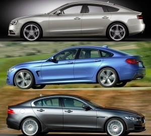 BMW 4er Gran Coupé Jaguar XE Audi A5 Sportback 2015