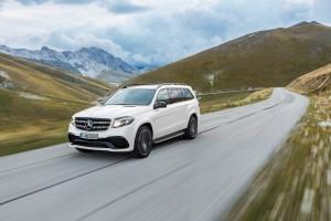 Mercedes-Benz GLS 2015 außen vorne dynamisch