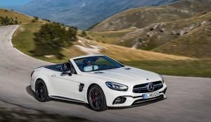 Mercedes Benz SL 2015 außen vorne dynamisch