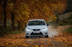 Seat Ibiza Cupra 2015 außen vorne herbst