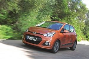 Hyundai i10 2015 außen vorne dynamisch