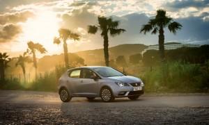 SEAT IBIZA 2016 außen statisch sonnenuntergang