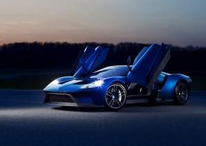 Ford GT Rennversion 2016 statisch offene Tür