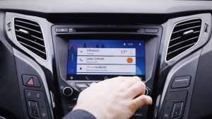 Hyudai i40 Android Auto 2016 display