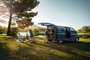 VW Multivan T6 2016 außen picknick familie