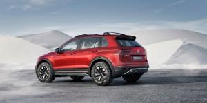 VW Tiguan GTE Active Concept Studie 2016 außen hinten statisch