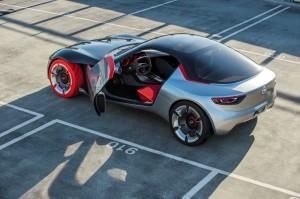 Opel GT Concept 2016 außen innen seite offene tür